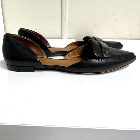 ARTURO CHIANG classics black matte leather flats womens size 7 - Picture 3 of 10